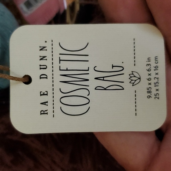 Rae Dunn 2 Cosmetic Bags Filled with Goodies NWT - Picture 5 of 7